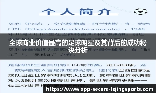 全球商业价值最高的足球明星及其背后的成功秘诀分析